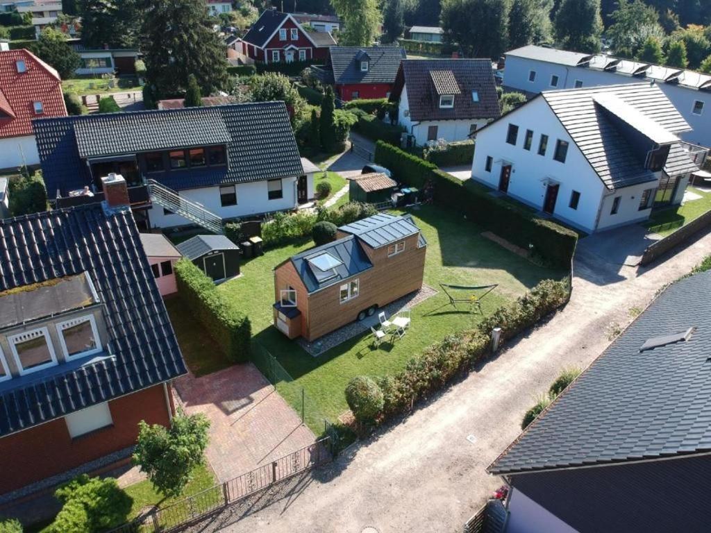 Tiny House Fleesensee Mit Eigenem Garten Und Nur Wenige Meter Vom Seeufer Göhren-Lebbin Exterior foto